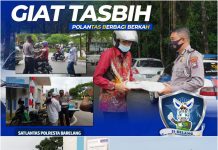 Satlantas Atur Lalin dan Himbau Prokes Covid-19