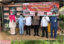 Kapolsek dan Wawako Batam Tinjau Gerai Vaksin MERDEKA di GALANG