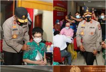Kapolda Kepri Tinjau Vaksinasi Massal yang Digelar Binda Kepri