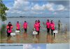 Pengurus Bhayangkari Cabang Barelang Tanam Bibit Mangrove di Pantai Marina