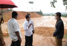Amsakar Tinjau Kesiapan Lahan Relokasi Pedagang di Batubesar