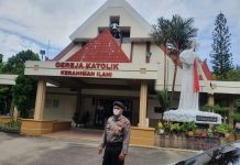 Wujudkan Keamanan Beribadah, Polresta Barelang Patroli Gereja Kota Batam