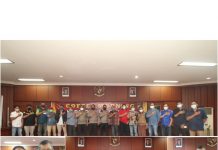 visit web batamtv.com – Coffe Morning Kapolresta Barelang Dengan Insan Pers