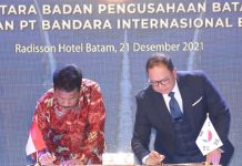 BP Batam dan PT BIP Teken KSP Dan Kembangkan Bandara Hang Nadim