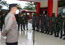 Polresta Barelang Gelar Apel Kesiapan Pengamanan Malam Pergantian Tahun 2021