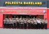 Wakapolresta Pimpin Upacara Kenaikan Pangkat Personil Polresta Barelang
