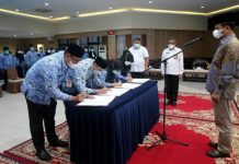 Sekda Lantik 63 Pejabat Pemko Batam