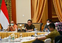 Mendagri Dan Gubernur Kepri Luncurkan Vaksinasi Booster 13 Januari