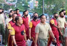 Wakapolresta Hadiri Apel Sinergitas Dan Olahraga Bersama TNI-POLRI
