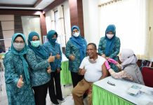 Booster Vaksinasi TP-PKK Kepri Ajak Masyarakat Kepri Sukseskan