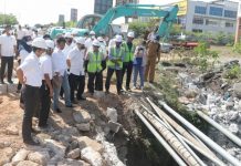 Wako HM Rudi Tinjau Jalan Yos Sudarso