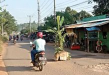 read news – Tanam Pohon Pisang di Jalan Berlubang, Warga Kesal Bertahun-tahun Tak Diperbaiki
