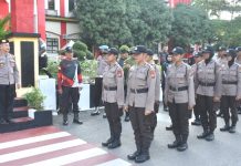 read news – 183 Bintara Remaja Polda Kepri Jalan Tradisi Pembaretan