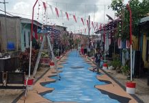 read news – Warga Mulai Percantik Jalan Masuk Perumahan