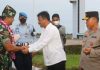Penyambutan Panglima Jendral TNI Andhika Perkasa saat Tiba di Batam