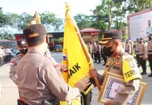 read news – Jadi Polsek Terbaik, Polsek Nongsa Kibarkan Bendera Kuning