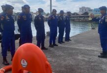 read news – Tingkatkan Skill Penanggulangan Bencana, Sat Polair Polresta Tanjungpinang Adakan Latihan SAR Satpolairud gelar Pelatihan SAR dalam rangka meningkatkan kemampuan personel agar lebih baik dalam menanggulangi korban bencana alam, Selasa (11/10/2022). (fOTO : dwi susilo-batamtv.com)