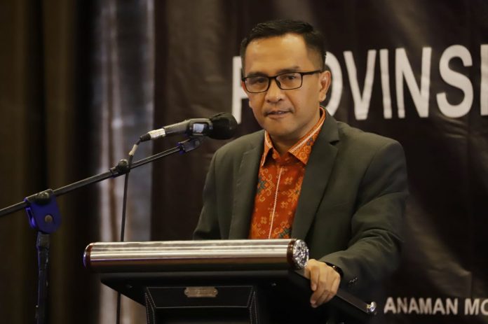 Ketua Komisi 2 DPRD Kepri, Wahyu Wahyudin mengapresiasi DPM PTSP yang telah mempromosikan investassi di Kepri di Surabaya. Promosi ini bisa menarik minat investor untuk menanam investasi di Kepri. (Foto : dwi susilo - batamtv.com)