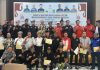 read news – Diskusi Kepemudaan Gelaran Gagak Hitam Batam Para peserta diskusi kebangsaan peringati Hari Sumpah Pemuda tahun 2022 dilaksanakan di Beverly Hotel Batam pada, Rabu (26/10/2022) oleh Gagak Hitam. (Foto: muhammad amin - batamtv.com)