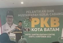 read news – Pelantikan Ketua DPC PKB Batam, Amsakar: Mari Berpolitik Sehat