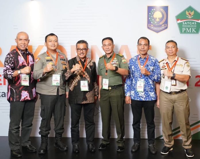 Sekretaris Daerah (Sekda) Kota Batam, Jefridin Hamid Selaku Ketua Satgas PMK Kota Batam Pemerintah Kota (Pemko) Batam menyebut Pemko Batam telah melakukan upaya pencegahan PMK. (Foto : muhammad amin - batamtv.com)