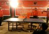 read news – Berhadiah Rp 40 Juta, Soerya Respationo Buka Turnamen Tenis Meja Ketua DPD PDIP Kepri, Dr. Soerya Respationo melakukan seremoni pertandingan tenis meja. (Foto : muhammad amin - batamtv.com)