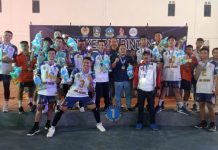 read news – Tim Voli Putra Putri Batam Kompak Raih Medali Emas Selebrasi tim voly putra dan putri asal Batam, usai memenangi final voly Jumat (11/11/2022) (Foto : dwi susilo - batamtv.com)