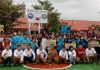 read news – Penjaringan Bibit Pemain Handal Kepri Melalui Basketball Tournament Smansa Cup Kepala Dinas Pendidikan Kepri Dr. Andi Agung, SE, MM. (keempat dari kiri) usai membuka Basketball Tournament SMANSA Cup Senin (12/12/2022). SMANSA Cup IV ini dikuti 18 team dari berbagai sekolah lanjutan tingkat atas (SMA) sederajat se kota Tanjungpinang Bintan. (Foto : Dwi Susilo - batamtv.com)