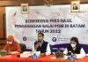 read news – BPOM Batam Berkomitmen Lindungi Masyarakat dari Peredaran Obat dan Makanan yang Tidak Aman Kepala Balai POM di Batam, Lintang Purba Jaya (tengah) saat konpress , Jumat (30/12/2022) mengatakan penamganan kasus sudah sesuai dengan tugas dan fungsinya sebagai lembaga pemerintah di bidang pengawasan Obat dan Makanan (Obat, Obat Tradisional, Kosmetika, Suplemen Kesehatan dan Pangan), dan bentuk pertanggungjawaban dalam pelaksanaan anggaran pemerintah. (foto : abyaqsa ramadan - batamtv.com)