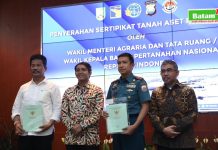 read news – Terima Empat Sertifikat, BP Batam Pacu Pemanfaatan Lahan di Batam