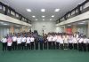 read news- Walikota Rahma Lantik Muhamad Amin sebagai Sekretaris DPRD Walikota Tanjungpinang memimpin Pelantikan dan sumpah jabatan dilaksanakan di Aula Sultan Sulaiman Badrul Alamsyah, kantor Wali Kota, Rabu (11/1). Rahma melantik sebanyak 104 orang pejabat, diantaranya 1 pejabat tinggi pratama, 42 pejabat administrator, 29 pejabat pengawas, 16 pejabat fungsional, dan 16 kepala sekolah. Dalam sambutannya Rahma (tengbah jilbab biru) mengatakan bahwa mutasi dan promosi merupakan hal yang wajar dan telah disesuaikan dengan kebutuhan perangkat daerah. ( foto : dwi susilo - batamtv.com)