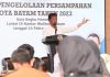 read news – Pemko Batam Gelar Rapat Pengelolaan Lingkungan Hidup Wali Kota Batam, Muhammad Rudi meminta kepada warganya untuk menjaga lingkungan tetap bersih yaitu dengan cara tidak membuang sampah sembarangan. Hal itu disampaikan Rudi saat membuka rapat Pengelolaan Lingkungan Hidup Tahun 2023 dan Penegakan Perda Kota Batam Nomor 11 Tahun 2013 di Kantor Wali Kota Batam, Selasa (14/2/2023). ( Foto : muhammad amin - batamtv.com)