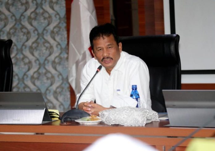 Walikota Batam Muhammad Rudi menerima langsung rombongan   Pimpinan Anak Cabang (PAC) Muslimat NU Kecamatan Tanjungpinang Timur Kota Tanjungpinang dalam gelaran Kunjungan Kerja (kunker) di Batam, Jumat (17/2/2023) di Aula Embung Fatimah Kantor Wali Kota Batam. (Foto : abyaqsa ramadan - batamtv.com)