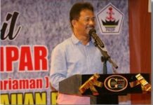 read news- Muswil I Generasi Muda Pariaman Kepulauan Riau Dibuka Resmi Wali Kota HM Rudi saat menyampaikan harapan kepada generasi muda minang pada pembukaan musyawarah wilayah (muswil) I Generasi Muda Pariaman (Gempar) Provinsi Kepulauan Riau di Hotel Golden View, Bengkong, Minggu (12/2/2023) sore. ( Foto m,uhammad amin - batamtv.com)