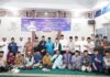 read news – Suasana Safari Ramadan yang Diikuti Jefridin di Perumahan Batuaji Residence Setdako Batam Jefridin saat berada di tengah tengah jamaah Masjid Dewan Kemakmuran Masjid (DKM) Masjid Syuhada Sagulung. (Foto : muhammad amin - batamtv.com)