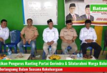 streaming news – Suasana Kekeluargaan Warnai Pelantikan Pengurus Ranting Partai Gerindra & Silaturahmi Bersama Warga Baloi Kolam