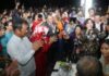read news – HM Rudi Hadiri Undangan Perayaan Paskah Oikumene di Temenggung Abdul Jamal Walikota Batam HM Rudi saat hadir di Perayaan Paskah Oikumene Umat Kristiani se-Kota Batam digelar di Lapangan Temenggung Abdul Jamal, Sabtu (13/5/2023) malam. (Foto : abyaqsa ramadan - batamtv.com)