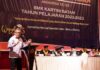 read news – SMK Kartini Batam Mewisuda Angkatan ke 35 Wisuda dan Pelepasan Angkatan ke-35 SMK Kartini Batam Tahun Pelajaran 2022/2023, digelar di Harmoni One Hotel, Minggu (7/5/2023). (Foto: muhammad amin - batamtv.com)
