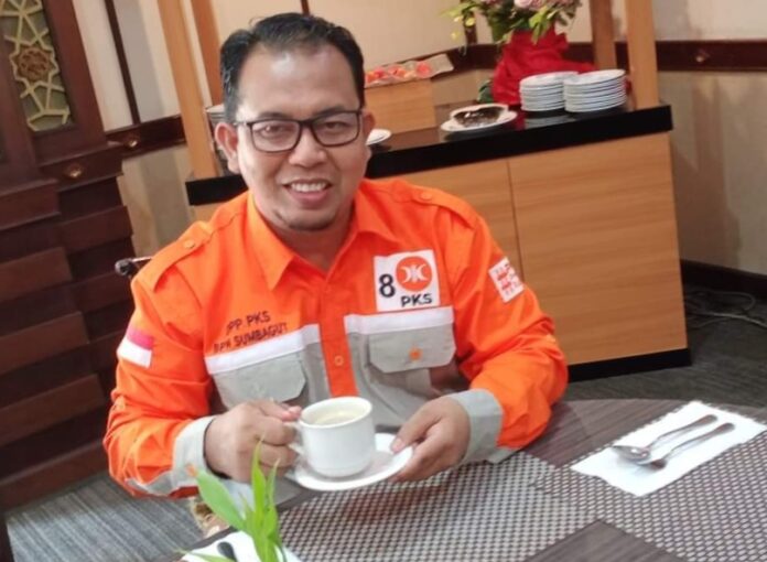 (Foto : abyaqsa ramadan - batamtv.com) Ketua DPW PKS Kepri H Bahktiar, Lc, MA, mengatakan sebanyak 45 bacaleg dari DPW PKS Kepri akan didaftarkan ke KPU Kepri Sabtu (13/05/2023). (Foto : abyaqsa ramadan - batamtv.com)