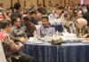 read news-Rudi Promosikan Pariwisata Batam di Raker Komwil I APEKSI Walikota Batam HM Rudi saat menghadiri Rapat Kerja Komisariat Wilayah I Asosiasi Pemerintah Kota Seluruh Indonesia (Raker Komwil I APEKSI) digelar di Marriot Hotel Harbour Bay, Selasa (13/6/2023) malam. (Foto : muhammad amin - batamtv.com)