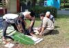 read news – Spirit Idul Adha Anggota dan Struktur PKS se Kepri Sembelih 135 Ekor Kurban Ketua DPW PKS KEPri Ustad Bahtiar (menyembelih) menjelaskan tahun ini sebanyak 135 hewan kurban yang terdiri dari 96 kambing dan 39 ekor sapi disembelih oleh Struktur Pengurus dan Anggota PKS se Kepulauan Riau. (Foto : abyaqsa ramadan - batamtv.com)