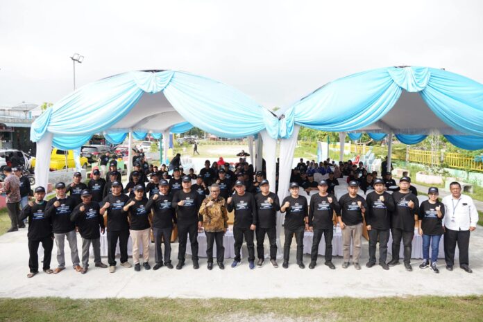 Setdako Batam Jefridin saat menghadiri acara penanaman pohon dan susur sungai di Sagulung, 27/7/2023) (Foto : abyaqsa ramadan - batamtv.com)