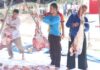 read news – Ratusan Kupon Daging Kurban Diterima Warga Karimun Penyembelihan hewan kurban di Mapolres Karimun dipimpin Wakapolres Karimun Kompol Petra CK Tumengkol, pada Kamis (29/06/2023). (Foto : abdi perdana - batamtv.com)