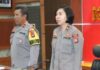 read news – Ops Patuh Seligi 2023, Wakapolres: Bersungguh-sungguhlah dan Beri Contoh Baik Wakapolres Karimun Kompol Petra C.K. Tumengkol (kanan) saat mnenghadiri latihan Pra Operasi (Latpraops) Patuh Seligi 2023, yang digelar Satlantas Polres Karimun Jumat (7/7/2023). (Foto : abdi perdana- batamtv.com)