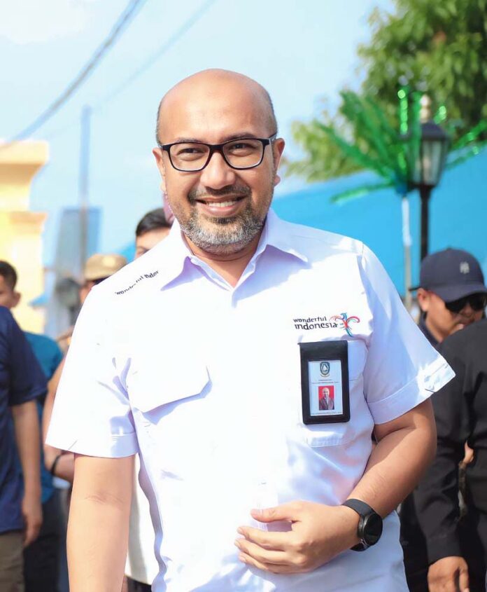 Pelaksana Tugas (Plt.) Kepala Dinas Pariwisata Kepri Luki Zaiman Prawira menjelaskan bahwa penetapan Kepri sebagai tuan rumah Munas ASITA 2024 ditetapkan dalam Rakernas IV ASITA 2023 di Yogyakarta, Selasa (29/8) (Foto : dwi susilo - batamtv.com)