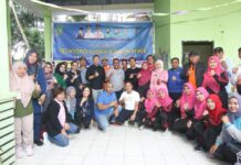 read news – Inilah Pos Integrasi Layanan Kesehatan Primer, di Kampung Wisata Bakau Serip Pantai “Gemar Beraktivitas Fisik”, yang ditaja Pemerintah Kota Batam melalui Dinas Kesehatan Kota Batam , di Kampung Bakau Serip, Kelurahan Sambau, Kecamatan Nongsa, Jumat (4/8/2023). (Foto : abyaqsa ramadan - batamtv.com)