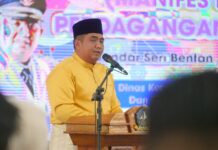 read news – Pedagang Domestik Lintas Pulau Siap Beroperasi di Bintan Bupati Bintan, Roby Kurniawan menghadiri Bimbingan Teknis Perdagangan Antar Pulau, Kamis (21/09) di Aula Bandar Seri Bentan. (Foto : Abdi Perdana - batamtv,.com)
