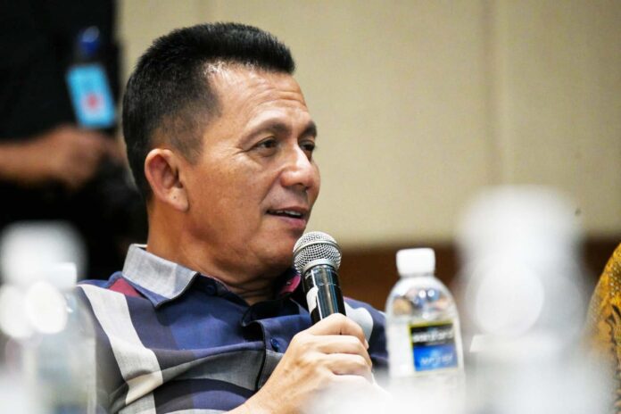 Gubernur Kepri Ansar Ahmad  menyampaikan satu satu kebijakan strategis yang dilakukan oleh pemerintah Provinsi Kepri dalam upaya pemulihan adalah mengembangkan sektor pariwisata sebagai salah satu andalan perekonomian daerah, Sabtu (23/9). (Foto : dwi susilo - batamtv.com)