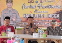 read news – Warga Kelurahan Sungai Lumpur Lingga Keluhkan ini ke Kapolres Kapolres Lingga AKBP Fadli Agus,S.I.K, M.H menerima keluhan warga yang polisi bertindak atas adanya remaja mabuk di sana. (Foto : abdi perdana - batamtv.com)