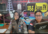 read news -Puluhan Pengendara di Karimun Terjaring Razia Kasat Lantas Polres Karimun, IPTU Dristica Brian Arya Leviantona (kiri) usai melaksanakan sosialisasi Operasi Zebra Seligi 2023 melalui siaran Radio Azam FM, Selasa (5/9). (Foto : abdi perdana - batamtv.com)